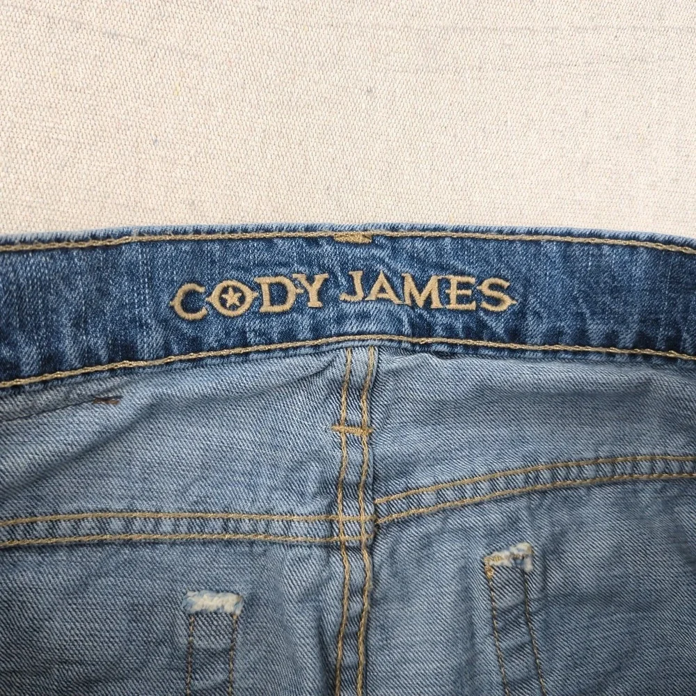 Cody James Jeans Mens 31x30 Blue Straight Light Wash Western Cowboy